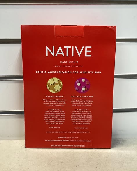 Native Nourishing Body Wash, Holiday Variety Pack, 18 fl. oz., 2 pk.