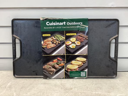 Cuisinart 2-in-1 Cast Iron Reversible Griddle Plate