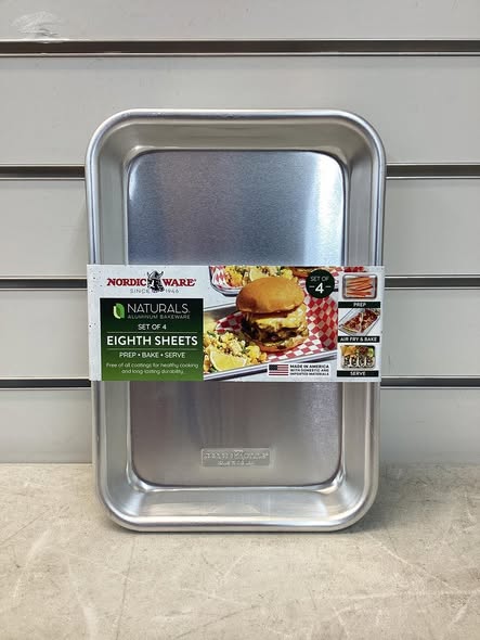 Nordic Ware 4-Piece Eighth Sheet Aluminum Pans