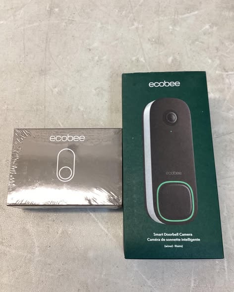 ecobee Wired Smart Doorbell and Smart Sensors.