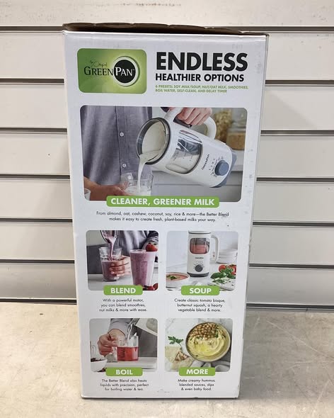 GreenPan Better Blend Soy, Nut & Oat Milk Maker