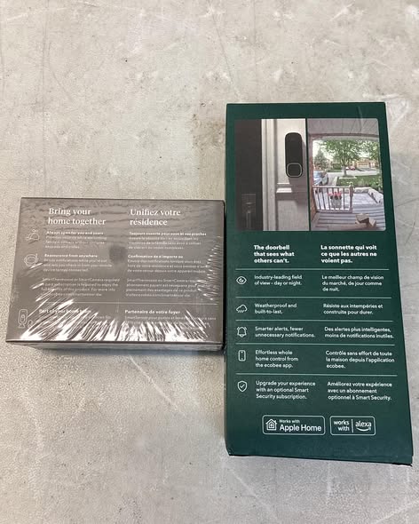 ecobee Wired Smart Doorbell and Smart Sensors.