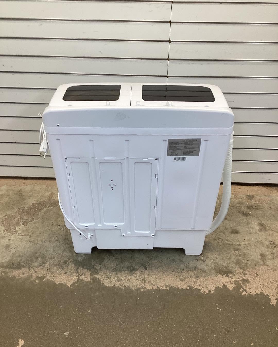 Costway 14 in. 1.6 cu. ft. Portable Top Load Washing Machine Mini Compact Washer Dryer in White