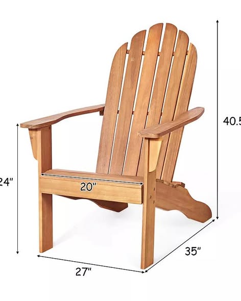 Costway Outdoor Adirondack Chair