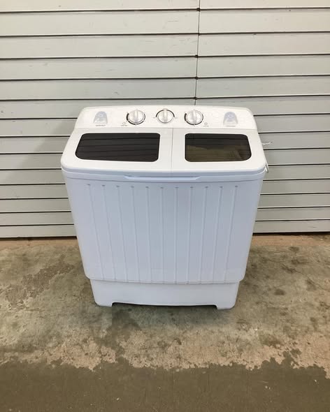 Costway 14 in. 1.6 cu. ft. Portable Top Load Washing Machine Mini Compact Washer Dryer in White