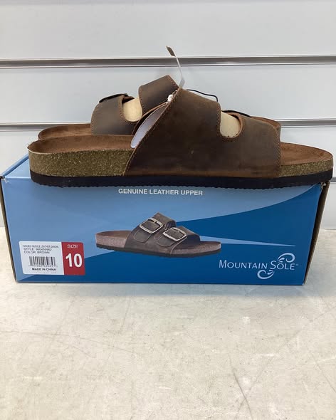 Mountain Sole Women's Leather Sandal Size 10
