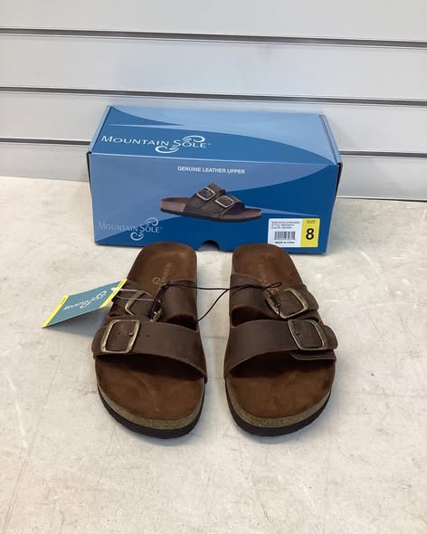 Mountain Sole Women's Leather Sandal Size 8