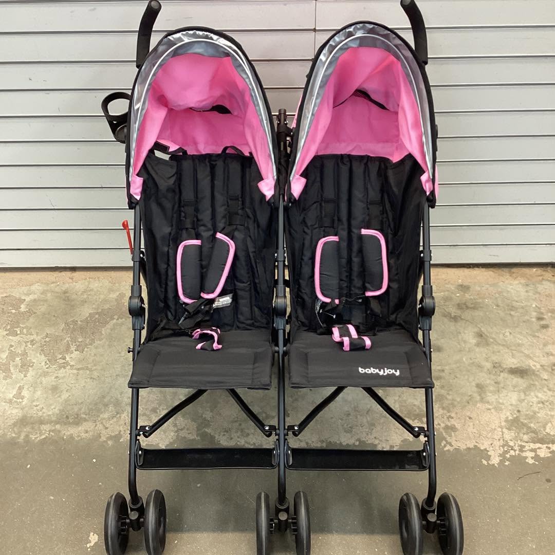 Foldable Twin Baby Double Stroller Ultralight Umbrella Kids Stroller