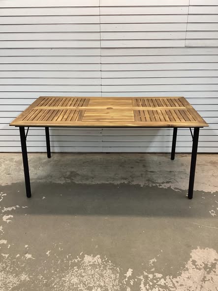 Costway Outdoor Dining Table for 6 People