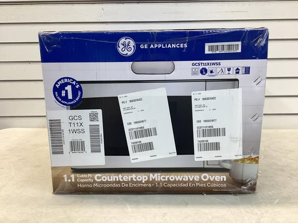 GE 1.1 cu. ft. Capacity Countertop Microwave Oven