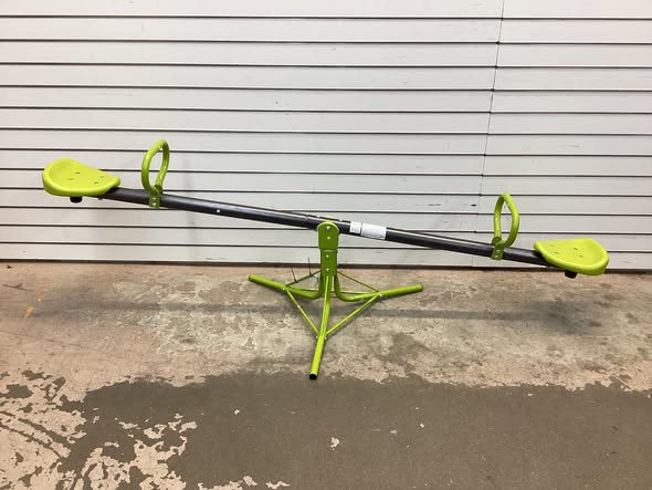 Kids Seesaw Swivel Children Teeter Totter Outdoor Play Set for 2 Children