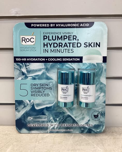 RoC Hydration+ Replumping Serum Stick, 0.7 fl. oz., 2 pk.