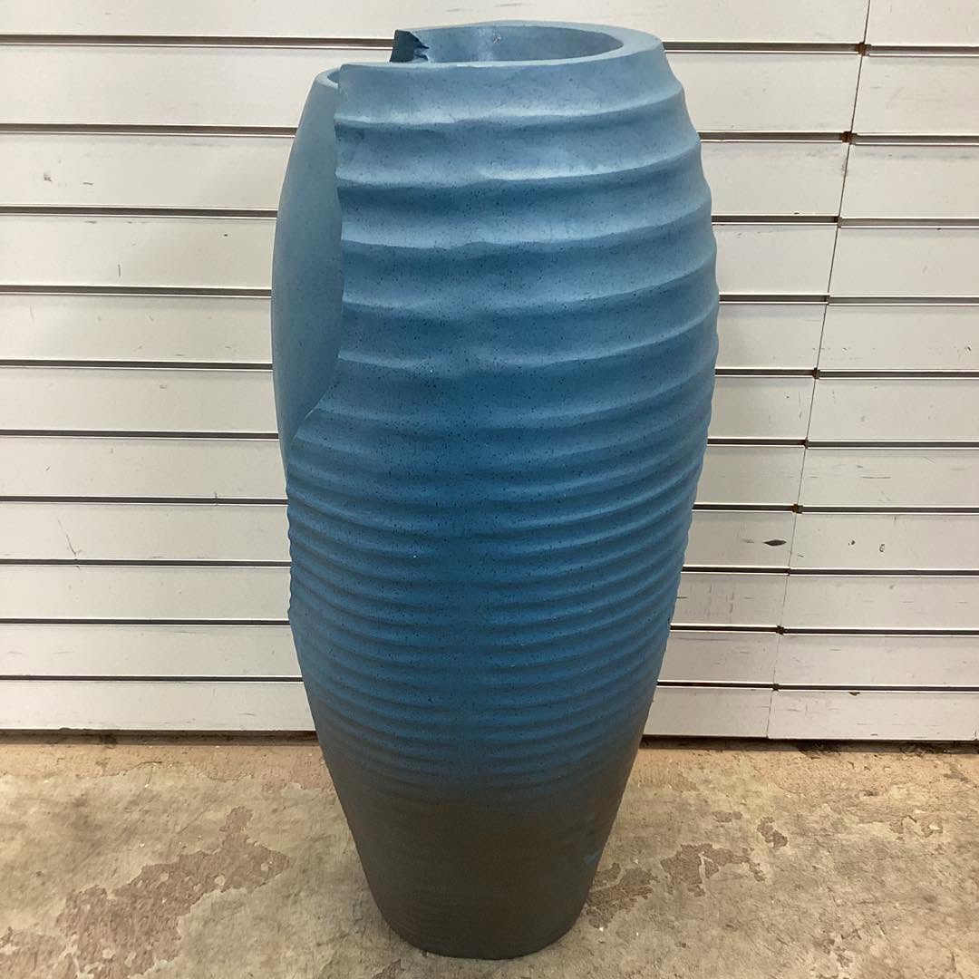 Costway 32” Tall Jar Water Fountain with LED Lights & Pump for Garden Patio Yard Porch