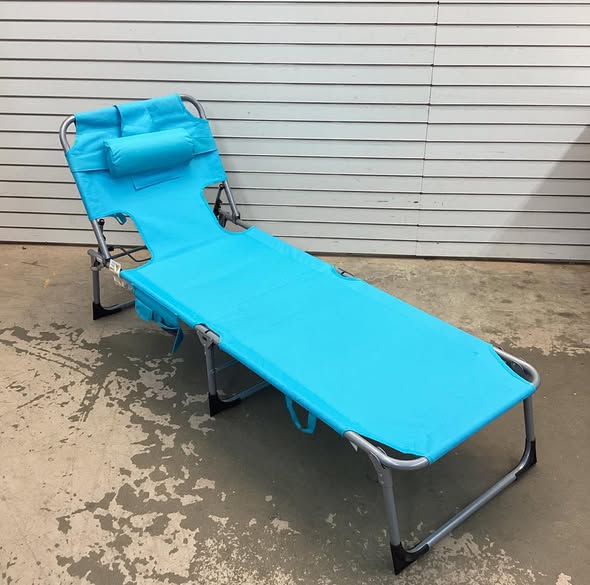 5-position Outdoor Folding Chaise Lounge Chair
