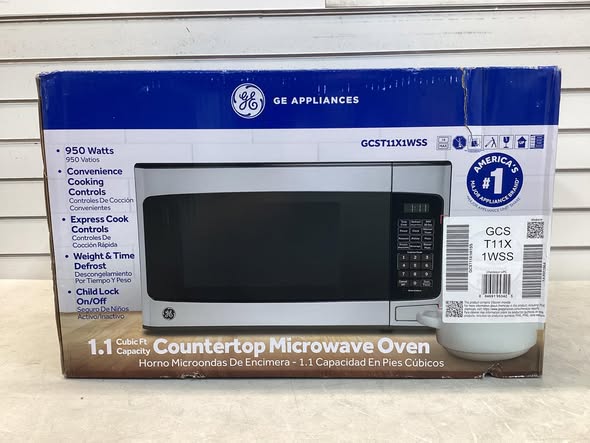 GE 1.1 cu. ft. Capacity Countertop Microwave Oven