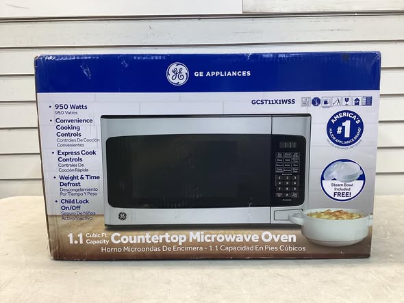 GE 1.1 cu. ft. Capacity Countertop Microwave Oven