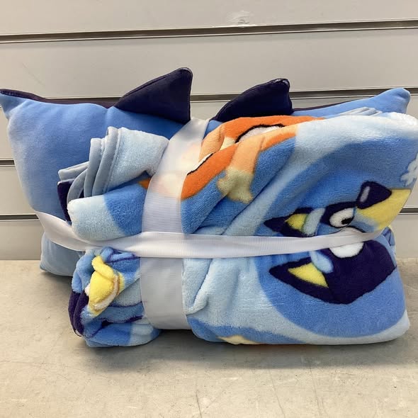 Bluey Pillow and Throw Blanket Set