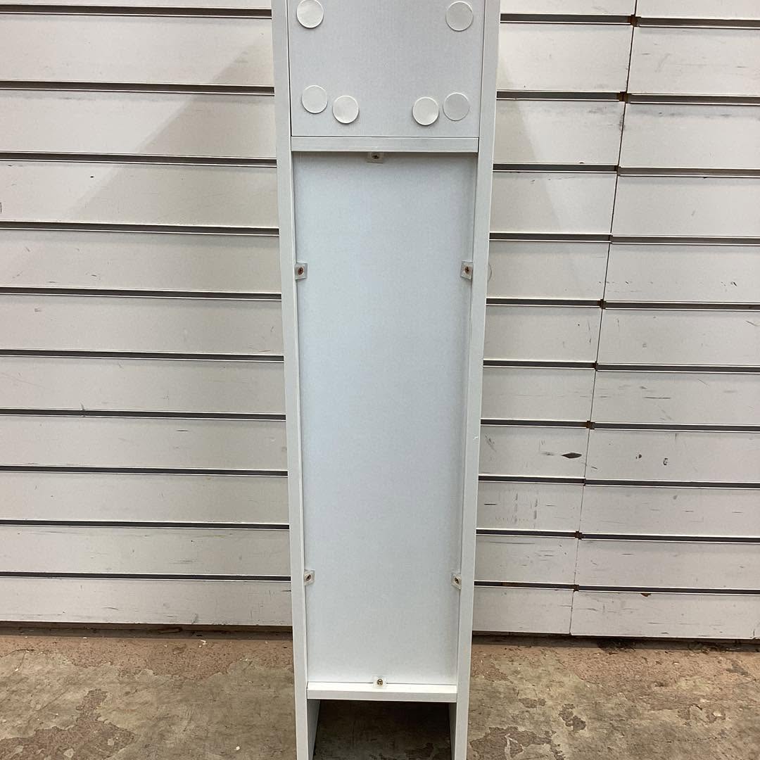 Bathroom Slim Cabinet Corner with Door and Adjustable Shelf