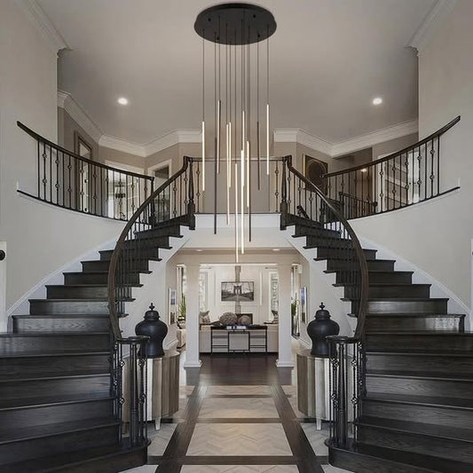 Caylah Cluster Cylinder LED Pendant for Stairs