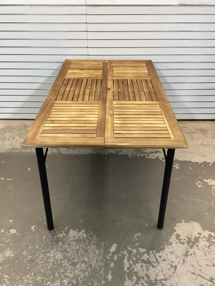 Costway Outdoor Dining Table for 6 People