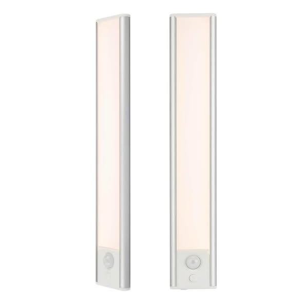 Energizer 9.5" Motion Sensing Magnetic LED Rechargeable Light Bar, 2 Pack