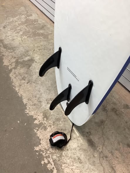 Costway 6 Feet Surfboard with 3 Detachable Fins