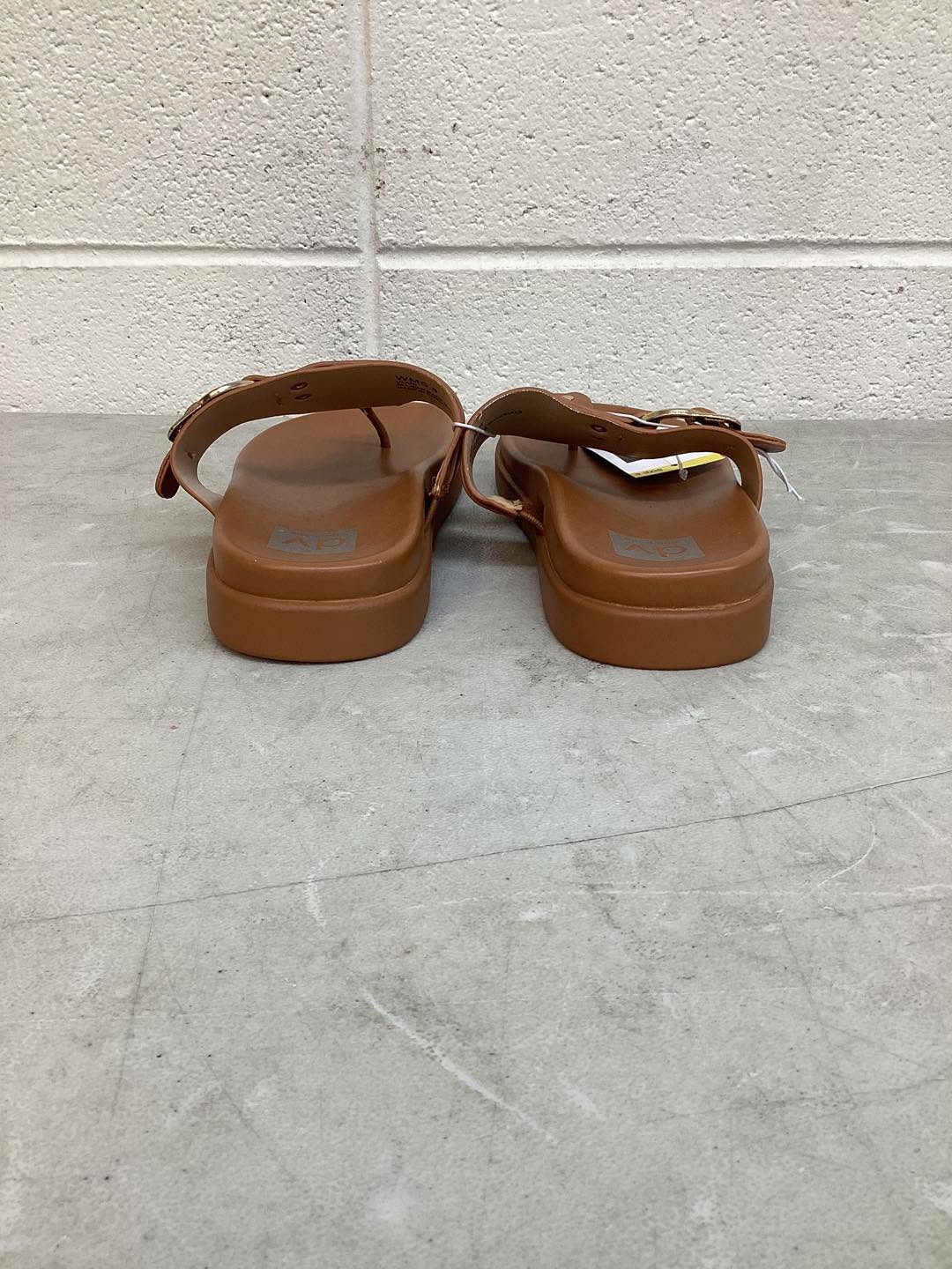 DV by Dolce Vita Women's Footbed Sandal in Tan, Size 8