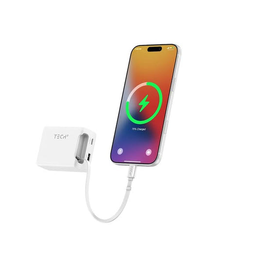 Tech Squared 45W Power Adapter with Retractable Cable