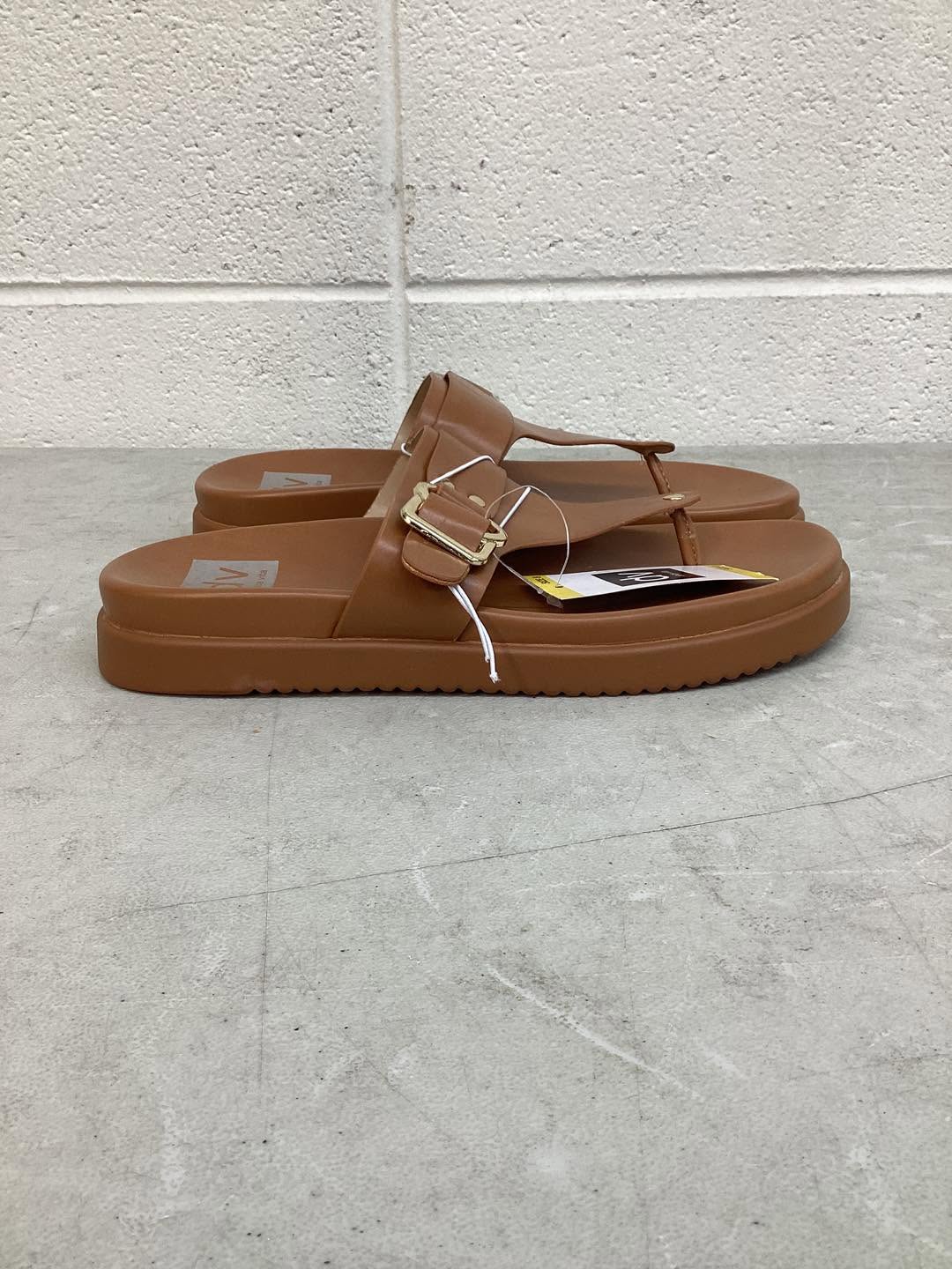 DV by Dolce Vita Women's Footbed Sandal in Tan, Size 8
