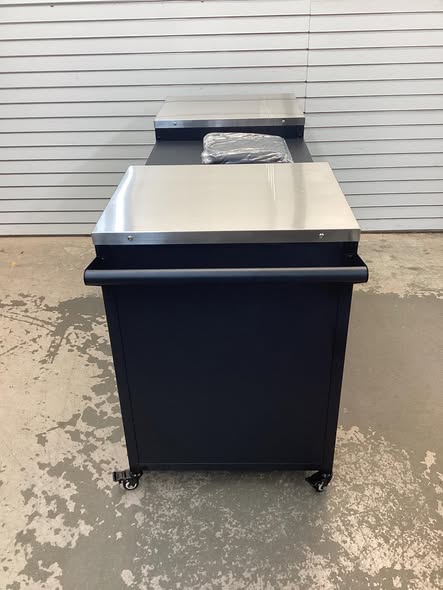 71.65"Outdoor BBQ Prep Table with Cover
