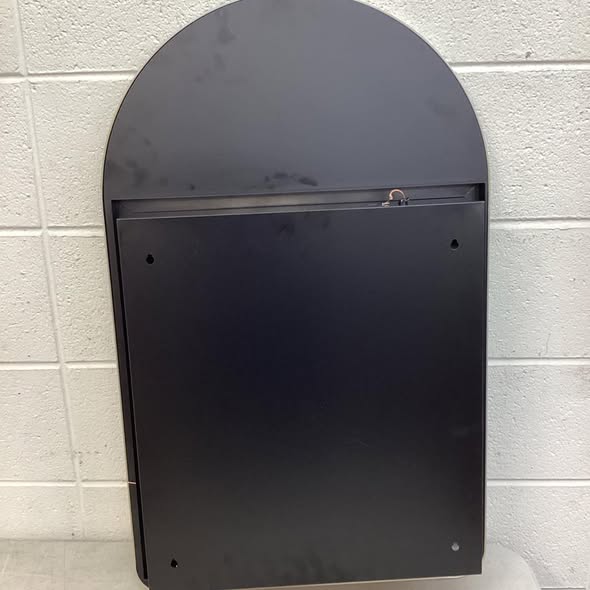 LED Bathroom Mirror with Lights, Arched Lighted Vanity Mirror with Anti-Fog, Temperature, Memory Function,Dimmable