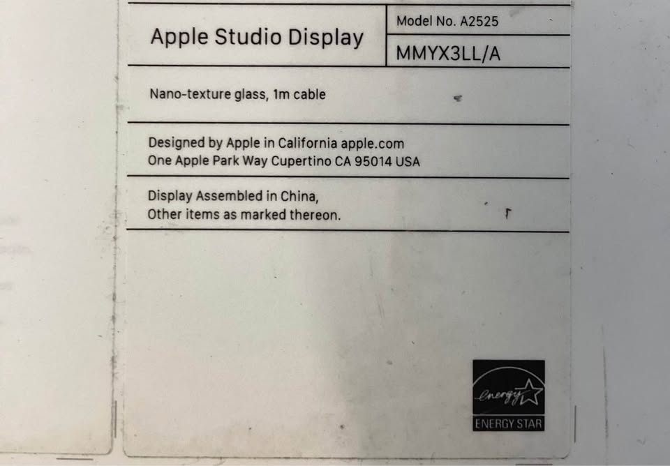 Studio Display Monitor