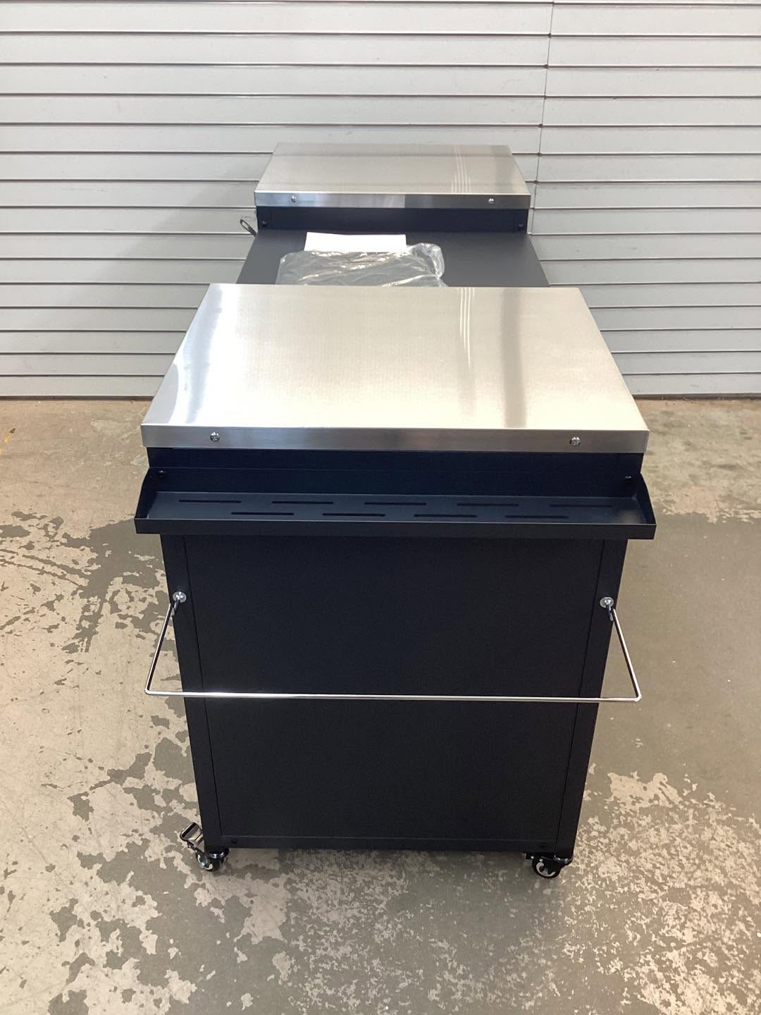 71.65"Outdoor BBQ Prep Table with Cover