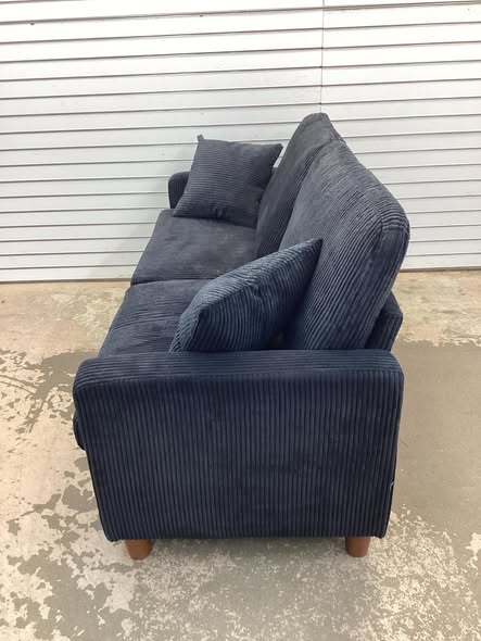 Ebern Designs 2-seater corduroy sofa