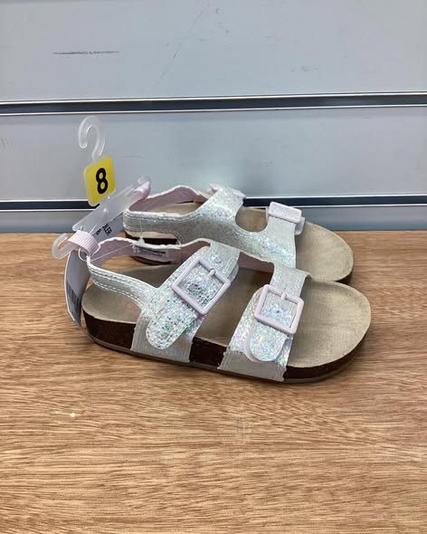 OshKosh B'Gosh Toddler Girls Footbed Sandal size 8.