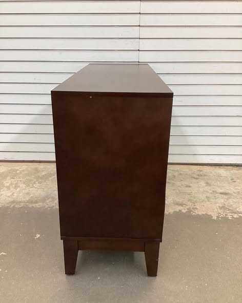 Iasiah Modern 45''W 3-Door Solid Wood Sideboard with Adjustable Shelves.