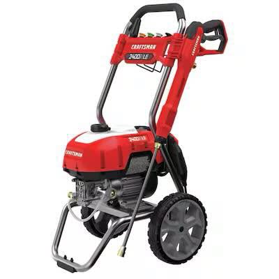 CRAFTSMAN 2400-PSI 1.1-GPM Cold Water Electric Pressure washer with 5 Spray Tips