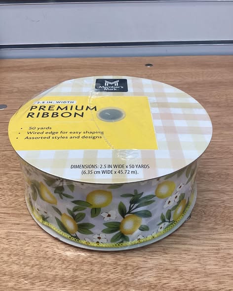 Member’s Mark Premium Wired Ribbon 2.5” Width x 50 Yards
