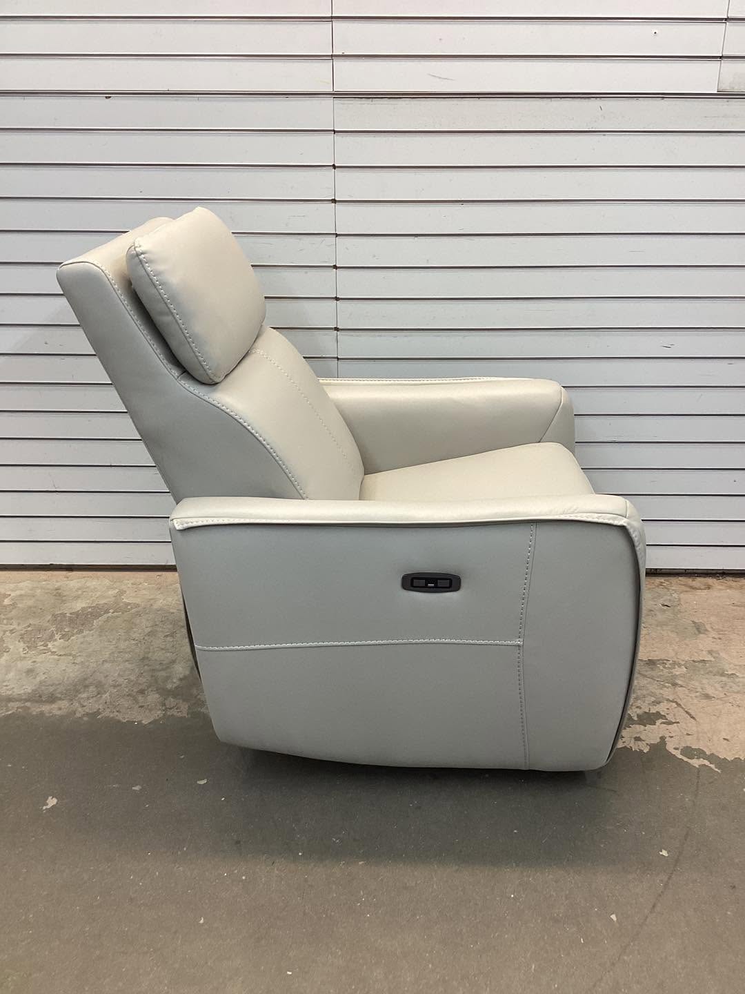 Latitude Run 32.3" Wide Contemporary Swivel and Rocker Power Recliner Chair with USB Port