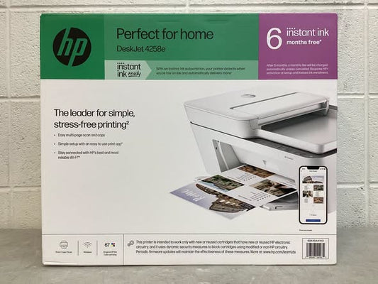 HP DeskJet 4258e Wireless All-in-One Inkjet Printer