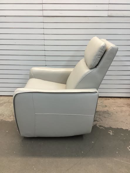 Latitude Run 32.3" Wide Contemporary Swivel and Rocker Power Recliner Chair with USB Port