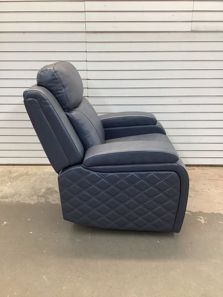 Watson & Whitely Genuine Leather Power Recliner Chairs for Adults, Zero Gravity Recliner with Power Headrest & Hidden Storage, Electric Reclining Sofa Chair