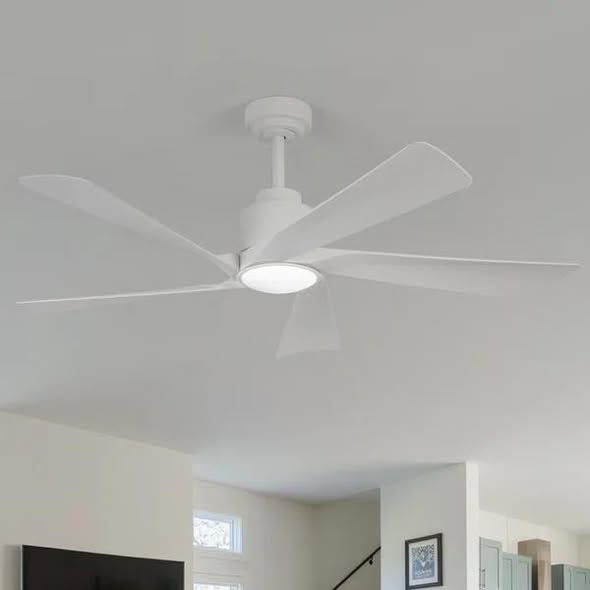 Karlena 52'' Modern Large Ceiling Fan With Led Lights And Remote Control, App, Timer, Memory