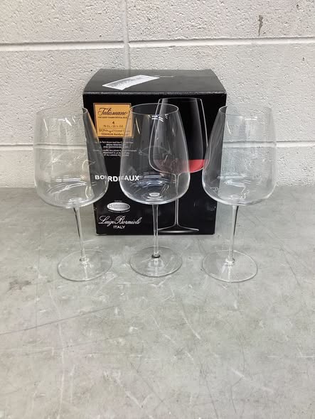Talismano 23.75 oz. Bordeaux Red Wine Glasses (Set of 3)