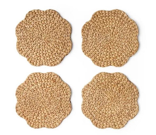 Member's Mark 4-Pack Natural Water Hyacinth Handwoven Placemats