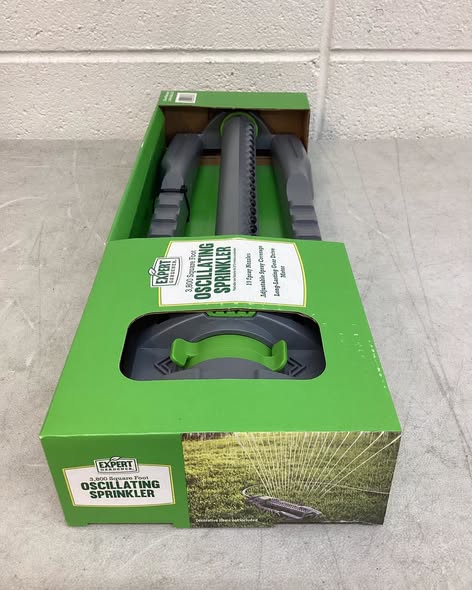Expert Gardener 3800 Square Foot Large Area Oscillating Sprinkler with Weighted Base.