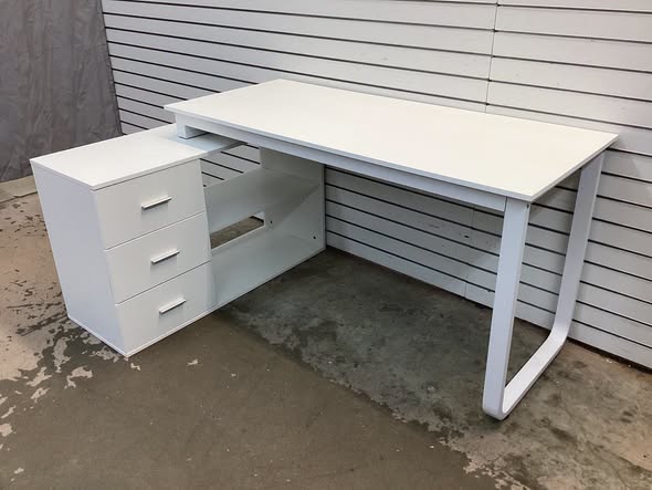 Stockseth L-Shaped Computer Desk