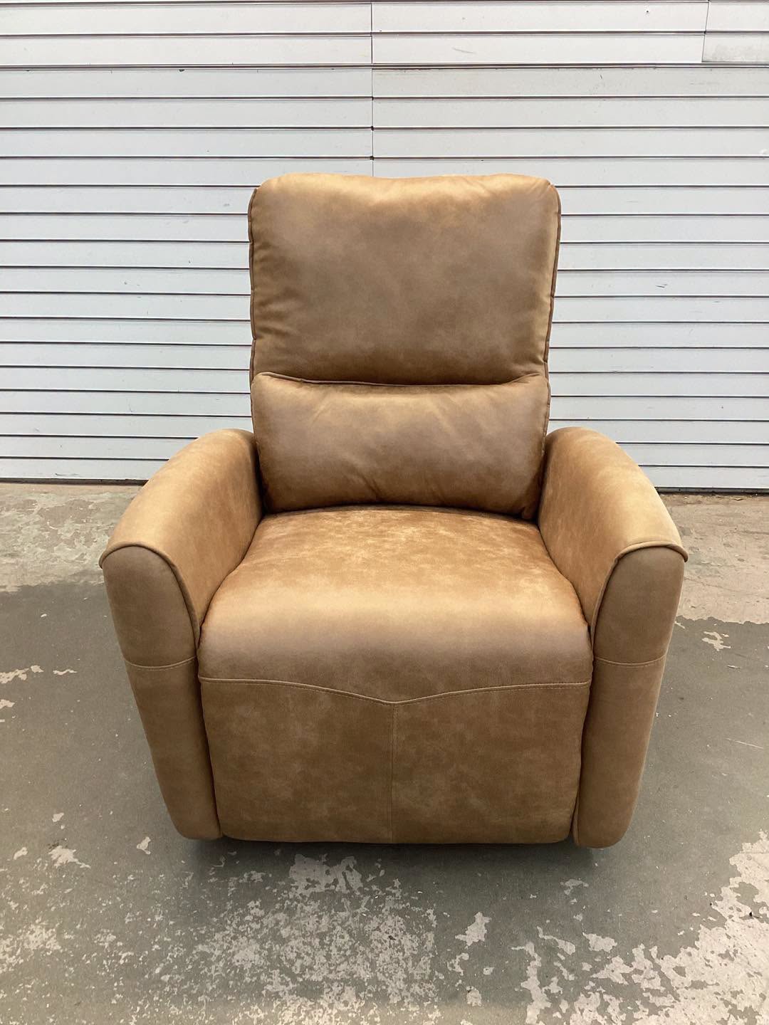33.8" Wide Modern Comfortable Swivel And Rocker Power Recliner with USB Port