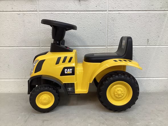 Costway Kids Ride on Tractor Licensed Caterpillar Foot to Floor Sliding Car with Shovel