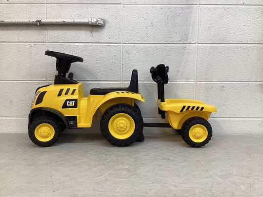 Costway Kids Ride on Tractor Licensed Caterpillar Foot to Floor Sliding Car with Shovel